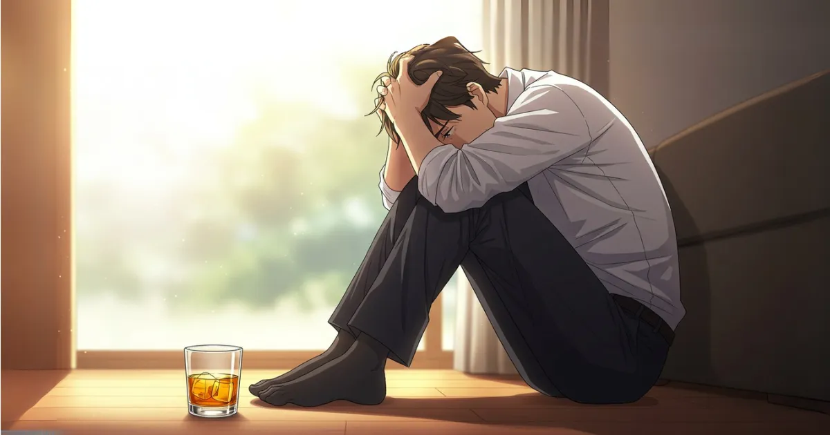 お酒を飲むと立たないことで悩む男性