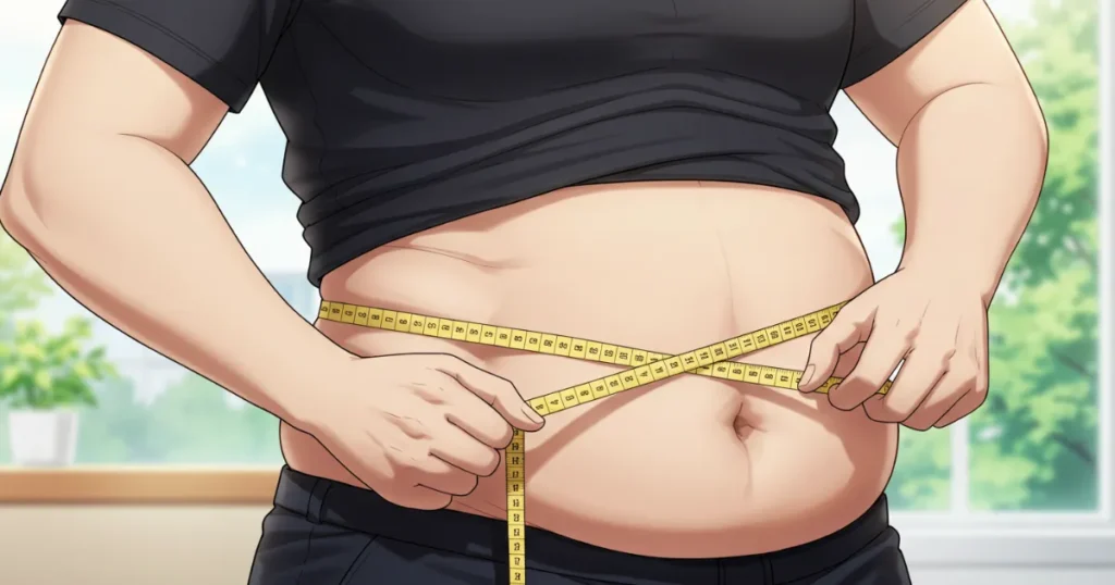EDを治すためにダイエットをする男性