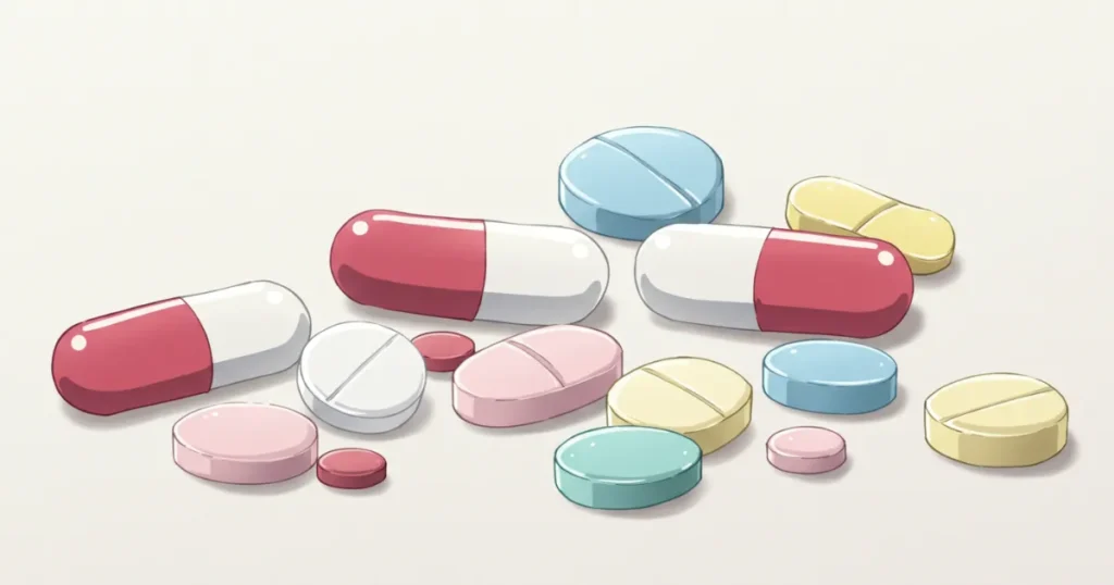 EDに効果が見込める薬のイラスト