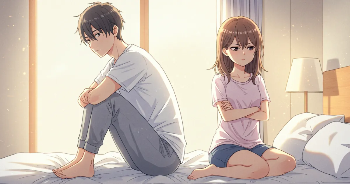 男性がセックスでいけないことで険悪になる男女