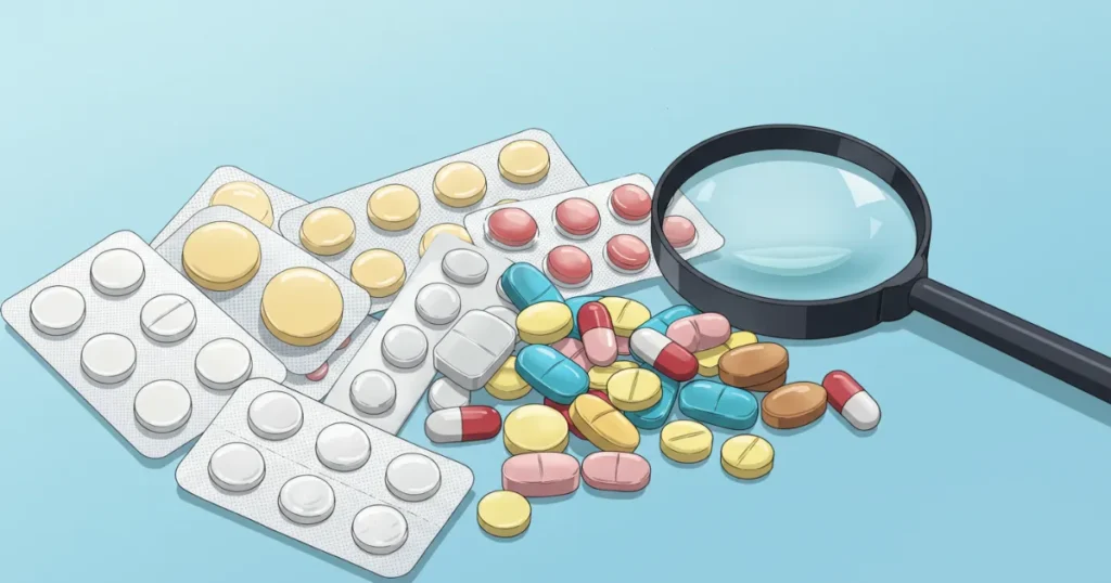EDに効果が見込める薬のイラスト