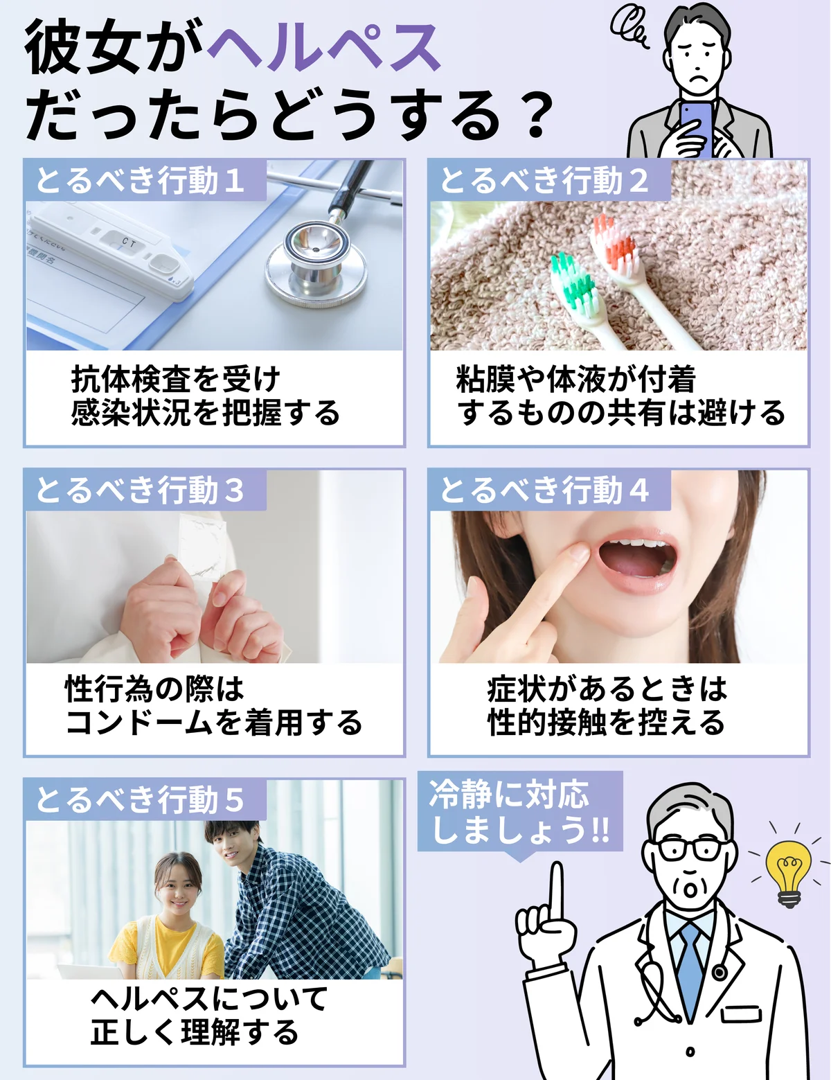 彼女がヘルペスだったらどうする？