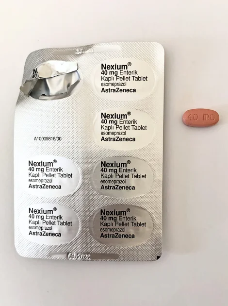 ネキシウム（Nexium）40mg の1錠とシート