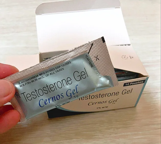 セルノスジェル(Cernos Gel)の箱とパウチ