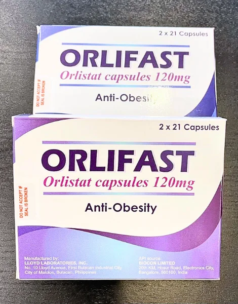 オルリファスト(ORLIFAST)120mgの箱(2箱)