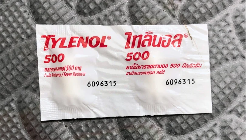タイレノール(TYLENOL 500)500mg 2錠