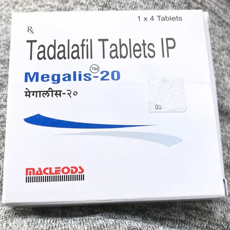 メガリス（Megalis）20mg（4錠）の箱