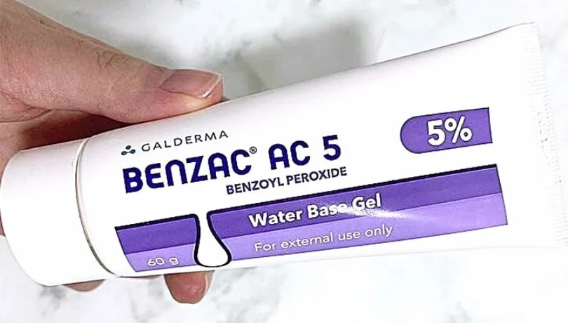 ベンザックACジェル(Benzac AC GEL)5%のチューブ