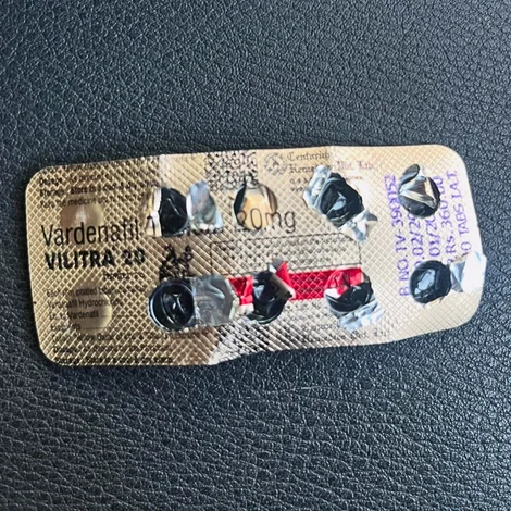 ビリトラ（VILITRA）20mgの2錠が残っているシート