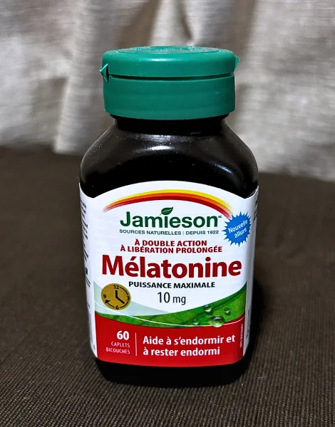 Jamieson メラトニン(Melatonine)10mgのボトル