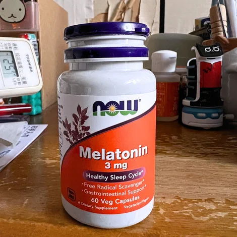 now foods メラトニン（Melatonin）3mgのボトル