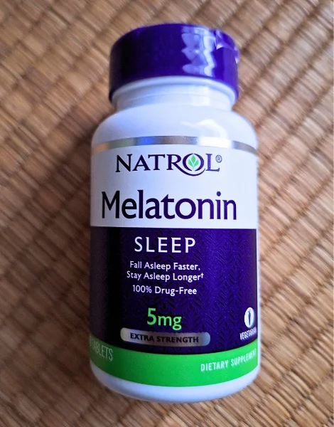 NATROL メラトニン（Melatonin）5mgのボトル