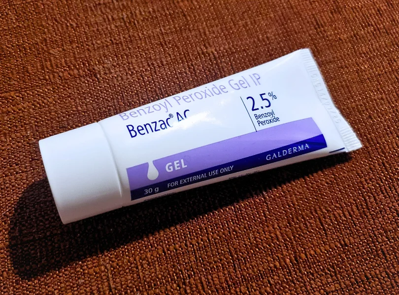 ベンザックACジェル（Benzac AC GEL） 2.5%のチューブ