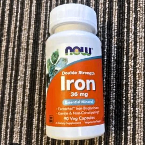 NOW Foods アイアン（Iron）36mgのボトル