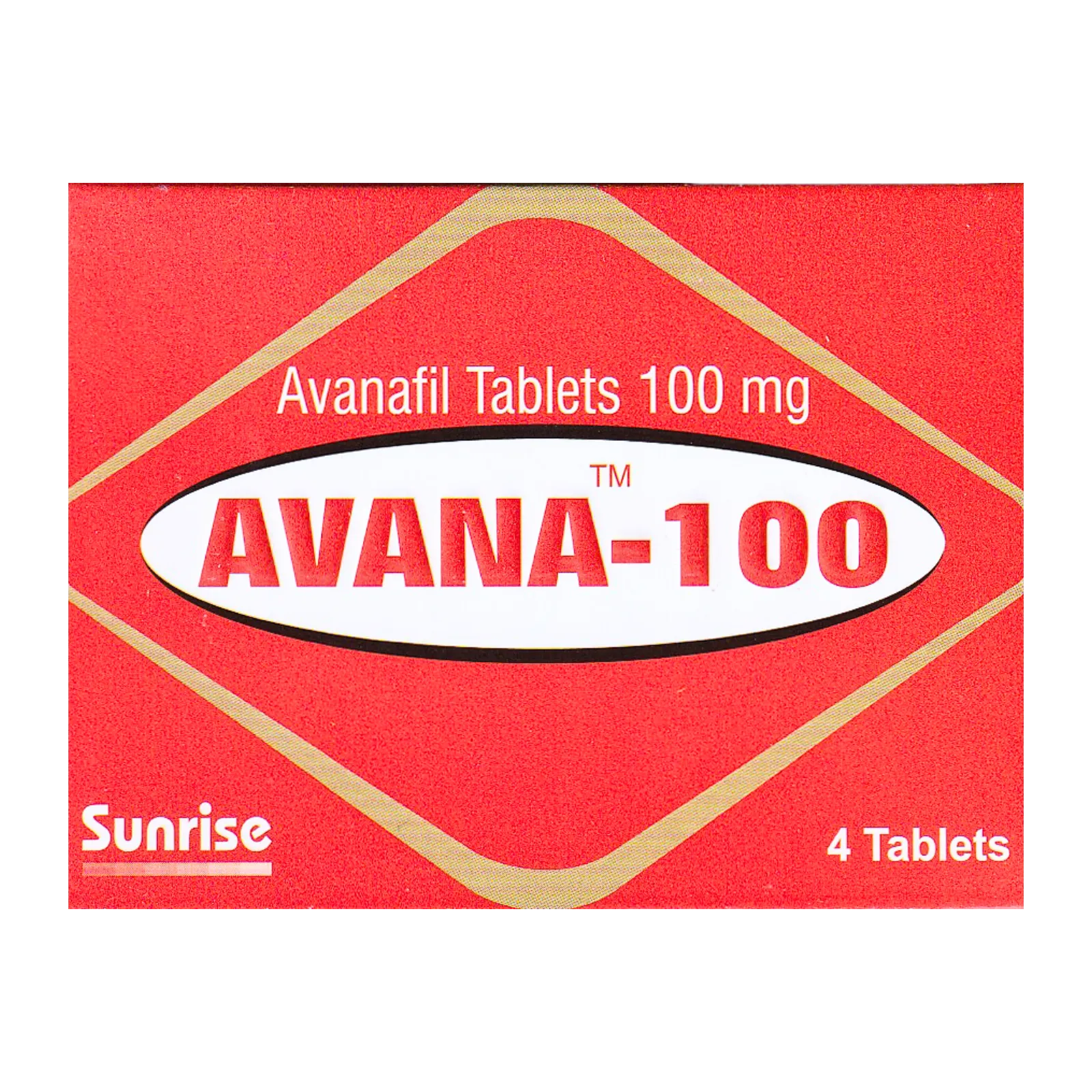 アバナ 100mg（4錠）