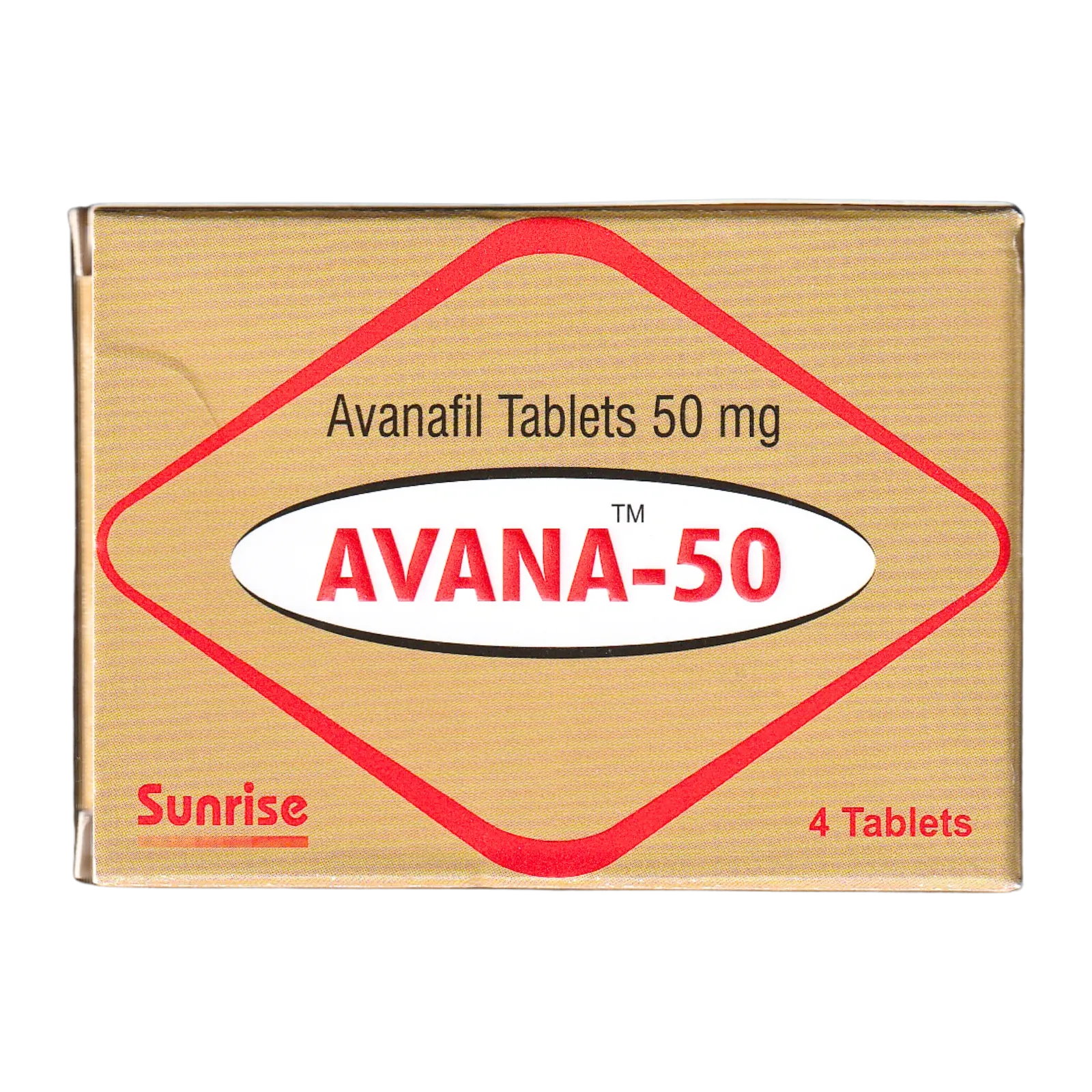 アバナ 50mg（4錠）