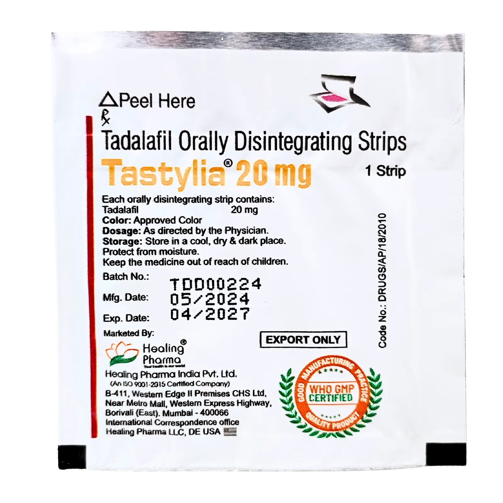 タスティリア 20mg