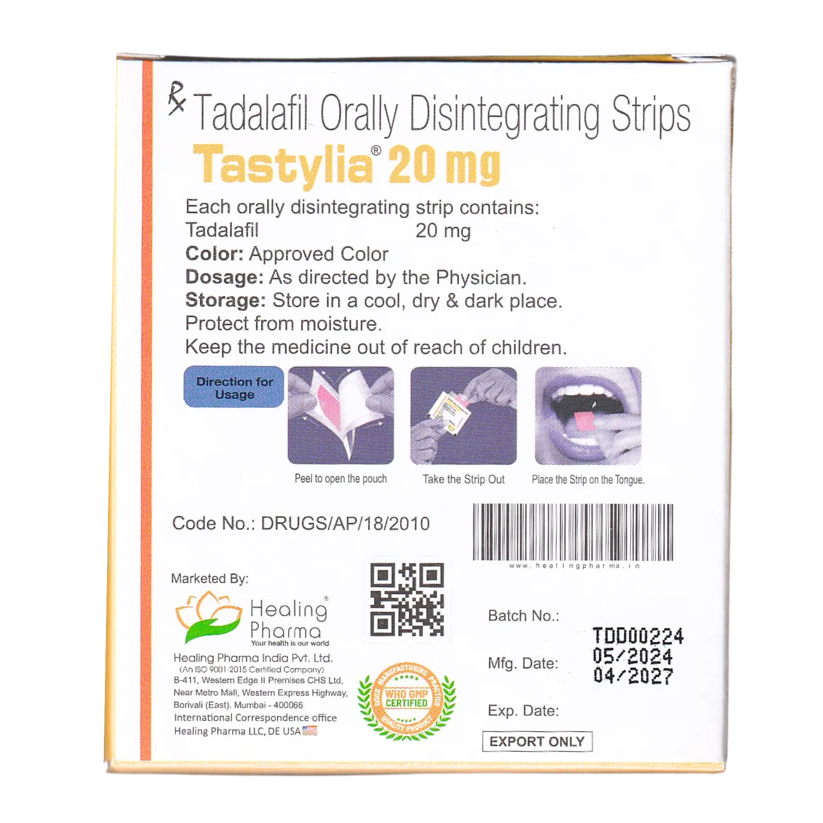 タスティリア 20mg