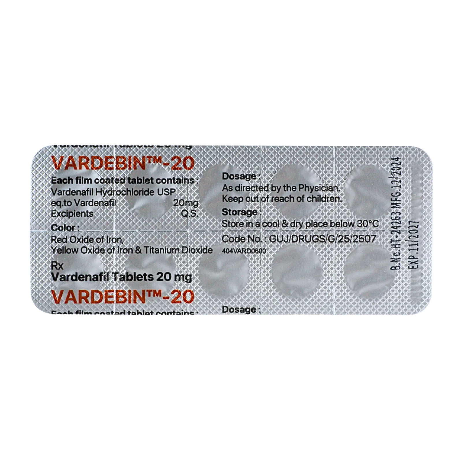 バルデビン 20mg（10錠）