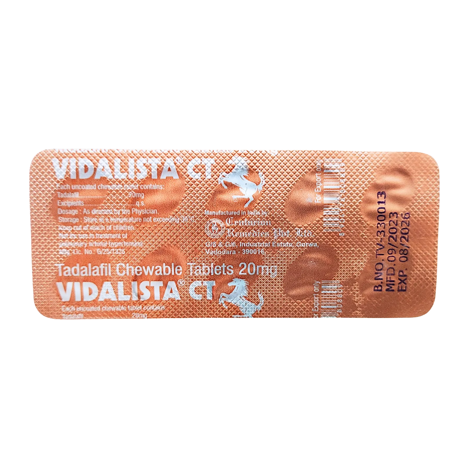 ビダリスタチュアブル 20mg