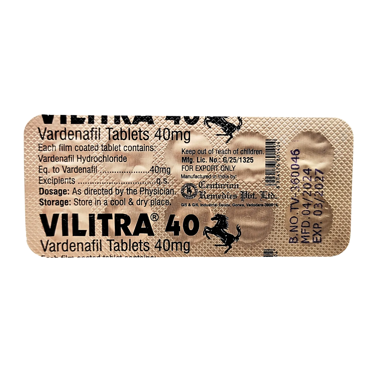ビリトラ 40mg