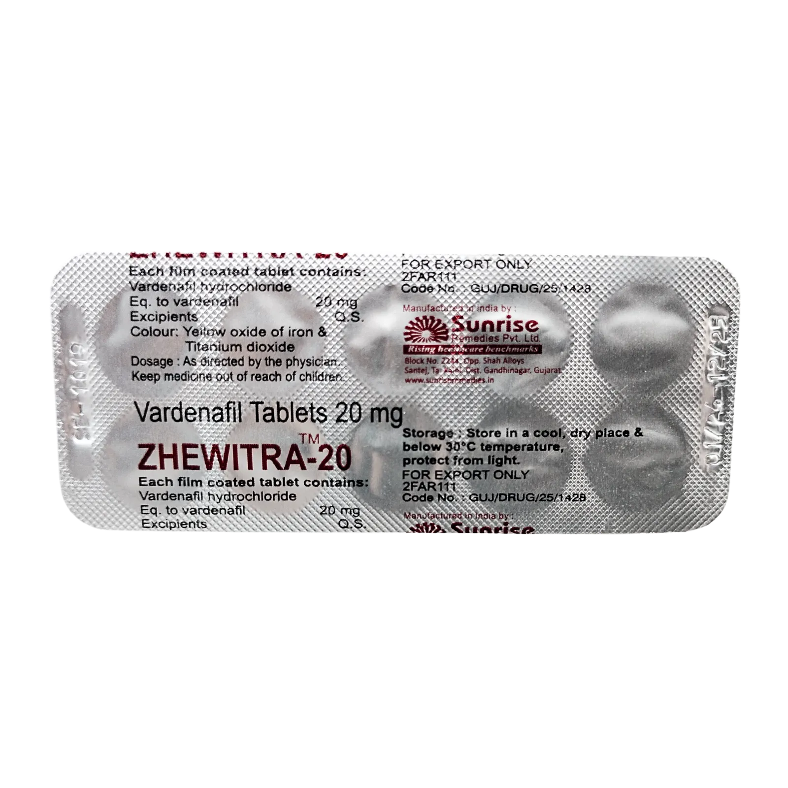 ジェビトラ 20mg（10錠）