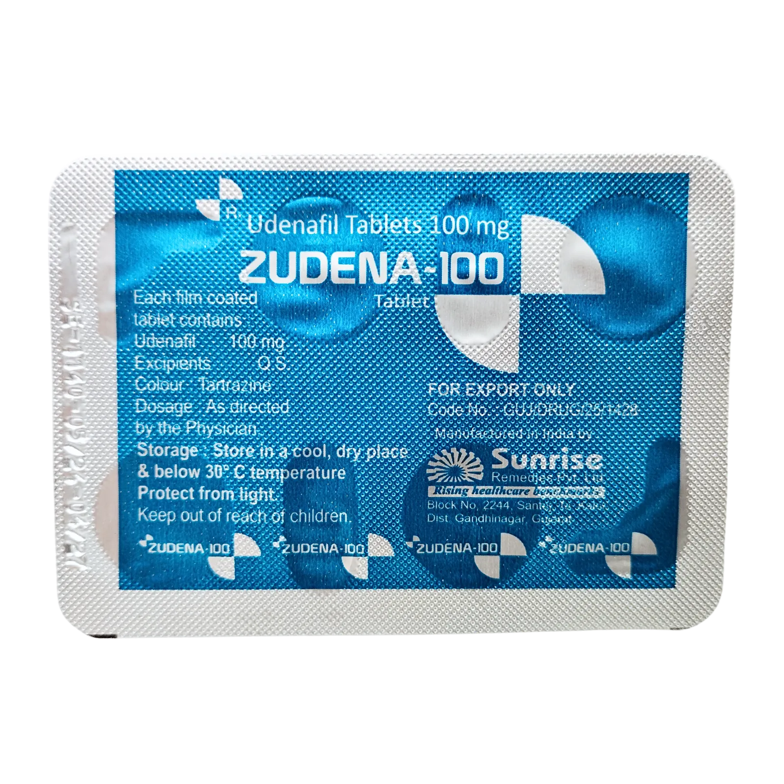ズデナ 100mg（4錠）