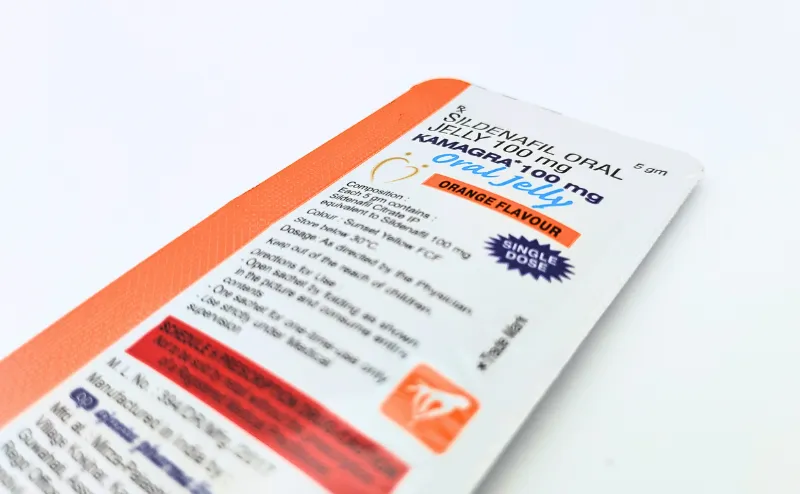 カマグラオーラルゼリー（KAMAGRA Oral Jelly）100mgのオレンジ味